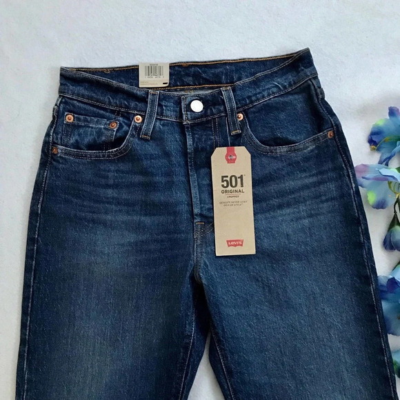 Levi's NWT 501 Original High Rise Straight Leg Jeans Various - Picture 3 of 11